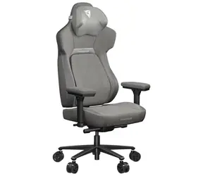 ThunderX3 CORE-Loft světle šedá / Herní židle / tkanina / pojezdová kolečka / nosnost 150 kg