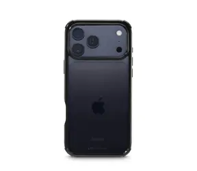 Hama Extreme Protect kryt pro Apple iPhone 17 Pro Max průhledná/černá / materiál D3O®