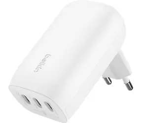 Belkin BOOST CHARGE charger bílá / nabíječka / 3x USB-C / 67W / PD