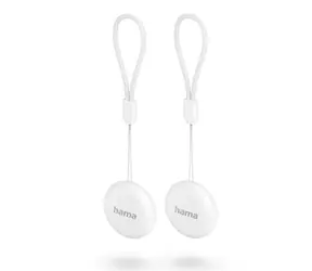 Hama lokalizační čip bílá /  Bluetooth lokátor pro Android Find My Device / set 2 ks