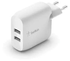 Belkin BOOST CHARGE charger bílá / nabíječka / 2x USB-A / 24W