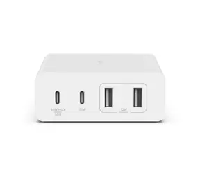 Belkin BOOST CHARGE charger bílá / nabíječka / 2x USB-C / 2x USB-A / 108W / PD / GaN 