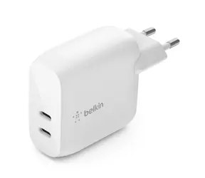 Belkin BOOST CHARGE charger bílá / nabíječka / 2x USB-C / 40W / PD