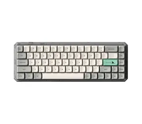 Rozbaleno - Darmoshark K5 Light luxury version šedá / Herní bezdrátová klávesnice / mechanická / USB / 2.4G  / rozbaleno