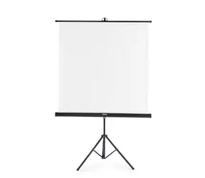Hama projekční plátno se stativem 2v1 bílá / 125x125 cm / úhlopříčka 177 cm / přenosné 