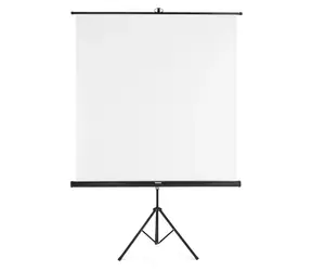 Hama projekční plátno se stativem 2v1 bílá / 155x155 cm / úhlopříčka 219 cm / přenosné 