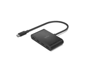 Belkin Connect USB-C Hub černá / 4x USB-C / 100W / PD