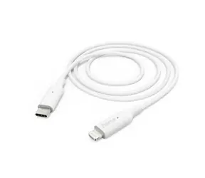 Hama MFi USB-C Lightning kabel pro Apple bílá / 1 m