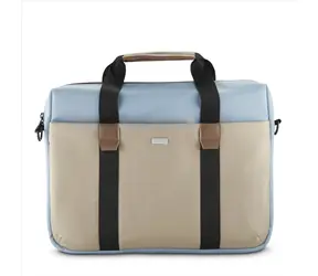 Hama Silvan béžová-světlá modrá / brašna na notebook / 34-36 cm (13,3-14,1") / recyklovaný polyester