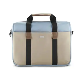 Hama Silvan béžová-světlá modrá / brašna na notebook / 40-41 cm (15,6-16,2") / recyklovaný polyester