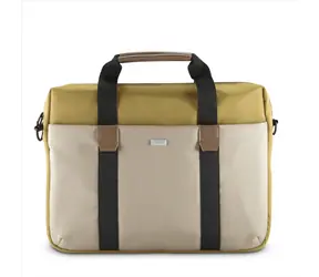 Hama Silvan béžová-žlutá / brašna na notebook / 34-36 cm (13,3-14,1") / recyklovaný polyester