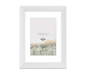 Hama rámeček dřevěný RISE bílá 40x50 cm