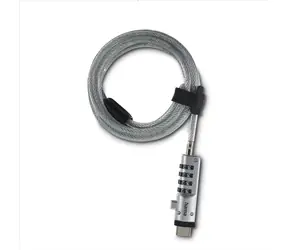 Hama USB zámek pro notebook antracitová / 4místný číselný kód