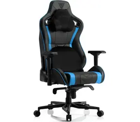 SENSE7 Legend černo-modrá / Herní židle / umělá kůže / nastavitelná / pojezdová kolečka / nosnost 180 kg
