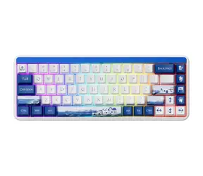 AKKO JIN 01 Santorin - 65% Rosewood-Switches / herní klavesnice / ANSI / bluetooth / RGB