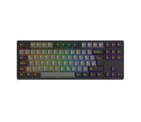 AKKO 5087S zlatá/černá / herní klávesnice / RGB – Akko V3 Pro Switches / ISO DE / USB-C / Bluetooth