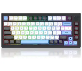 Redragon K732WLB-RGB-PRO Uranus Pro 82 černá /  Herní klávesnice / mechanická / Leopard L / RGB / BT / USB-C / US