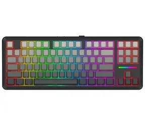 Redragon K734SP-RGB-PRO Wildslash Pro šedá / Herní klávesnice / mechanická / Dragon Growl / RGB / BT / USB / US