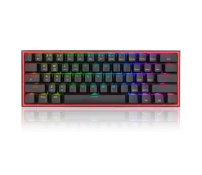 Redragon K616 Fizz PRO Black Red Switch černá / Herní klávesnice / mechanická / Redragon switches / RGB / BT / USB-C / U