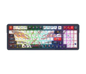 Redragon K686AK-RGB-PRO Eisa bílo-šedá / Herní klávesnice / mechanická / RGB / USB-C / BT / US