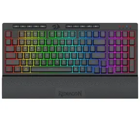Redragon K515-RGB SHIVA 98 černá / Herní klávesnice / RGB / USB / US