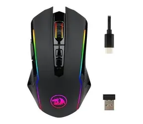 Redragon M910-KS Ranger Lite černá / Bezdrátová herní myš / optická / 4000 DPI / 9 tlačítek / RGB / USB / RF 2.4 GHz