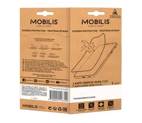 Mobilis 036310 Screen protector Anti-Shock IK06 Clear pro Apple iPhone15/15Pro