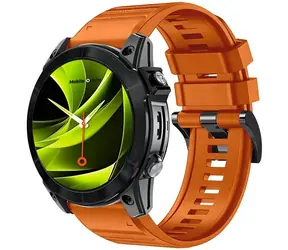 Mobile Origin Easy Strap Silicone Watch silikonový řemínek pro Garmin QuickFit 26mm oranžová