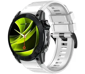 Mobile Origin Easy Strap Silicone Watch silikonový řemínek pro Garmin QuickFit 26mm bílá