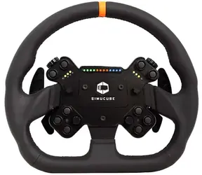 Simucube Valo GT-23 SC3 Závodní volant černá kůže / průměr 320 mm / rychloupínák SC3