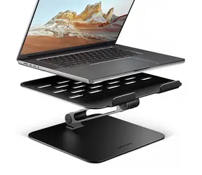 AXAGON STND-LQB, hliníkový HQ stojan pro notebooky 10"-17.3" nastavitelná výška a úhel černá