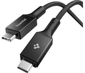 Spigen EB24015CC Essential USB C na USB C 240W kabel 1.5m černá / USB 4.0