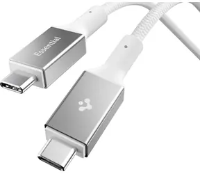 Spigen EB24015CC Essential USB C na USB C 240W kabel 1.5m bílá / USB 4.0
