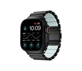 Nomad Stratos Band FKM řemínek pro Apple Watch 45/46/49mm černá/modrá