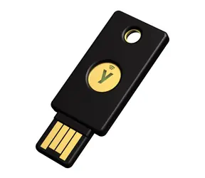 Yubico Security Key NFC - USB-A / podporující vícefaktorovou autentizaci (NFC) / podpora FIDO2 U2F / voděodolný