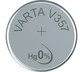 Varta Knoflíková baterie V357 / 1.55V / 143 mAh / oxid stříbra / 1ks / v blistru 