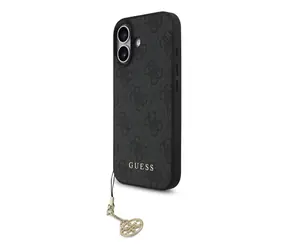 Guess 4G Charm MagSafe Zadní Kryt pro iPhone 17 Tone on Tone Grey