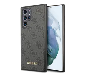 Guess 4G Zadní Kryt pro Samsung Galaxy S24 Ultra Black