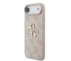 Guess PU 4G Metal Logo Zadní Kryt pro iPhone Air Pink