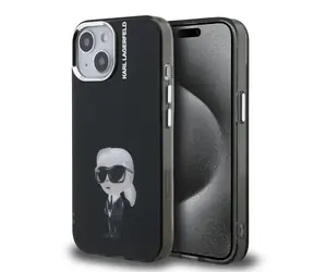Karl Lagerfeld IML Aquarelle Karl Zadní Kryt pro iPhone 15 Black