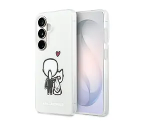 Karl Lagerfeld IML K&CH Back Logo Magnetic Zadní Kryt pro Samsung Galaxy S26 Transparent