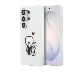 Karl Lagerfeld IML K&CH Back Logo Magnetic Zadní Kryt pro Samsung Galaxy S26 Ultra Transparent