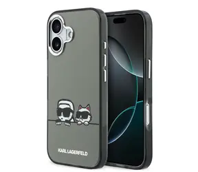 Karl Lagerfeld IML K&CH Heads Logo MagSafe Zadní Kryt pro iPhone 17 Black