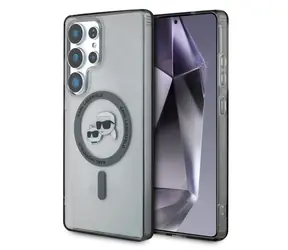 Karl Lagerfeld IML K&CH Heads MagSafe Zadní Kryt pro Samsung Galaxy S25 Ultra Black