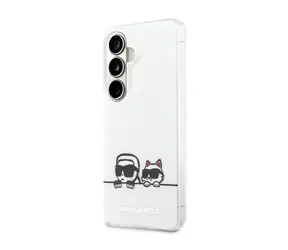 Karl Lagerfeld IML K&CH Peekaboo Logo Magnetic Zadní Kryt pro Samsung Galaxy S26+ White