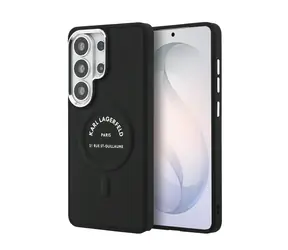 Karl Lagerfeld PU RSG Logo Magnetic Zadní Kryt pro Samsung Galaxy S26 Ultra Black