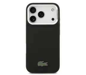 Lacoste Iconic Petit Pique Camera Stand MagSafe Zadní Kryt pro iPhone 17 Pro Black