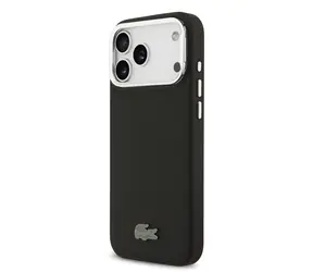 Lacoste Iconic Petit Pique Camera Stand MagSafe Zadní Kryt pro iPhone 17 Pro Max Black