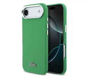 Lacoste Iconic Petit Pique Metal Logo MagSafe Zadní Kryt pro iPhone Air Green