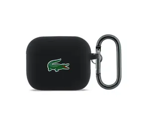 Lacoste Liquid Silicone Croc Logo Pouzdro pro AirPods Pro 3 Black